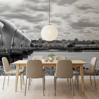 Thames Flood Barrier View Wall Mural