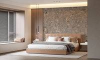 Natural Cork Grain Texture Wall Mural