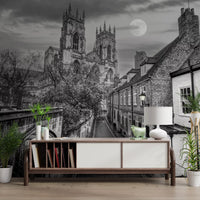 York Minster Moonlight Alley Wall Mural