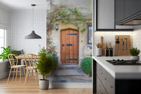 Cotswold Stone Cottage Entrance Wall Mural