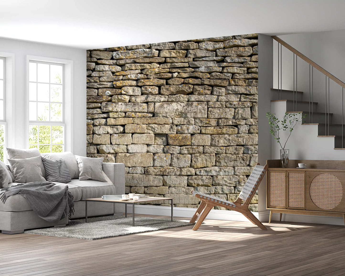 Cotswold Stone Stacking Wall Mural