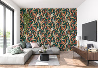 Abstract Seaweed Foliage Wallpaper⁠