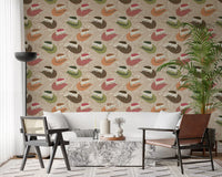 Rustic Western Cowboy Hat Pattern Wallpaper⁠