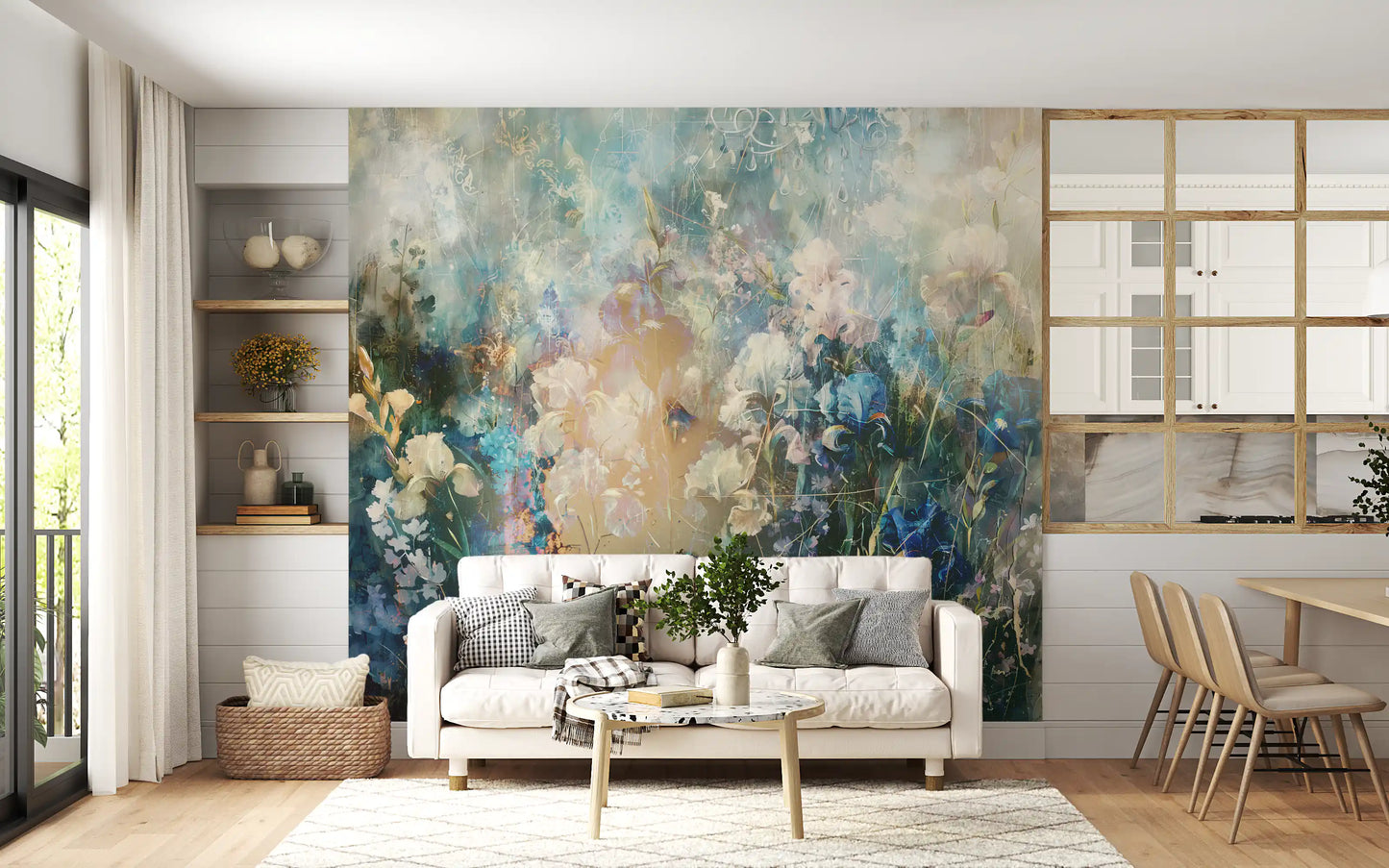 Ethereal Meadow Bloom Wall Mural