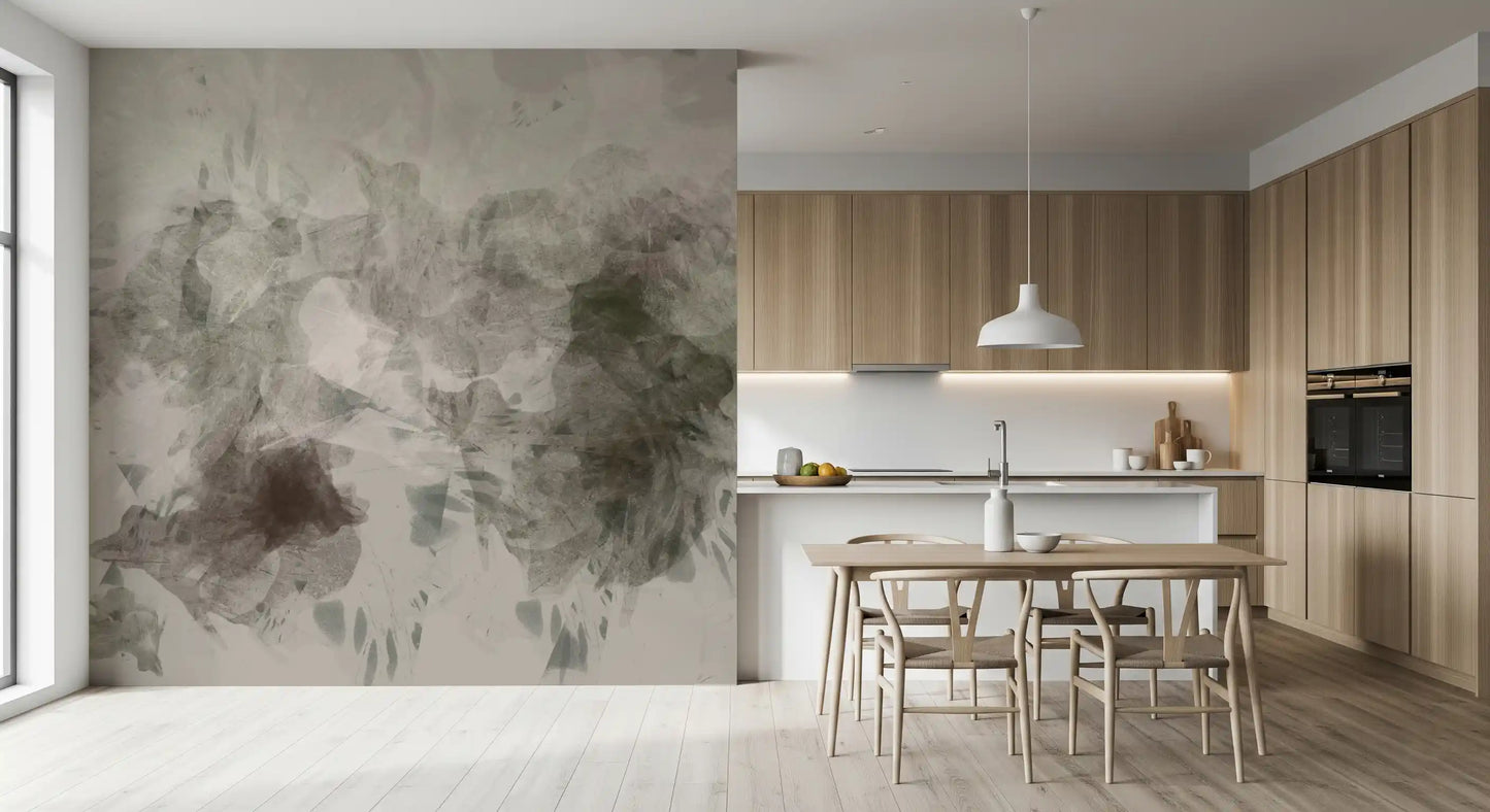 Ethereal Smoke Wash Wall Mural