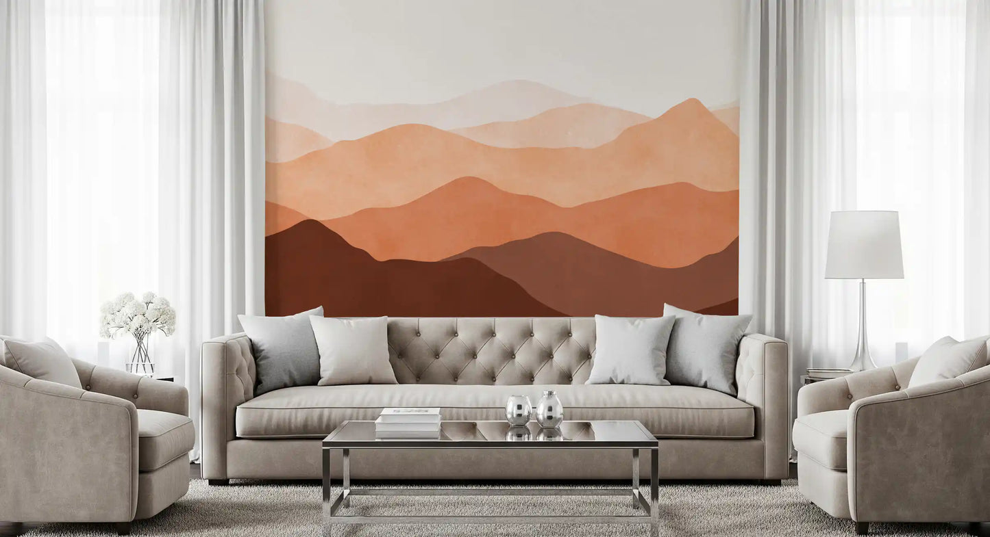 Abstract Desert Dunes Wall Mural