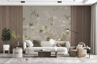 Soft Brushstroke Foliage Wall Mural