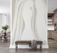 Flowing Brushstroke Hues Wall Mural