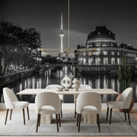 Berlin Metropolitan Night View Wall Mural
