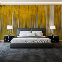 Golden Aspen Forest Motion Wall Mural