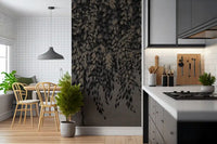 Ink-Wash Trailing Willow Study Wall Mural