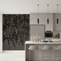 Ink-Wash Trailing Willow Study Wall Mural