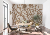 Abstract Swirl Pattern Wall Mural