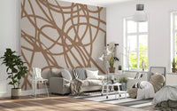 Abstract Swirl Pattern Wall Mural