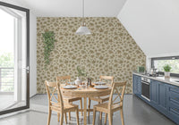 Japanese Maple Leaves - Soft Beiges Wallpaper⁠