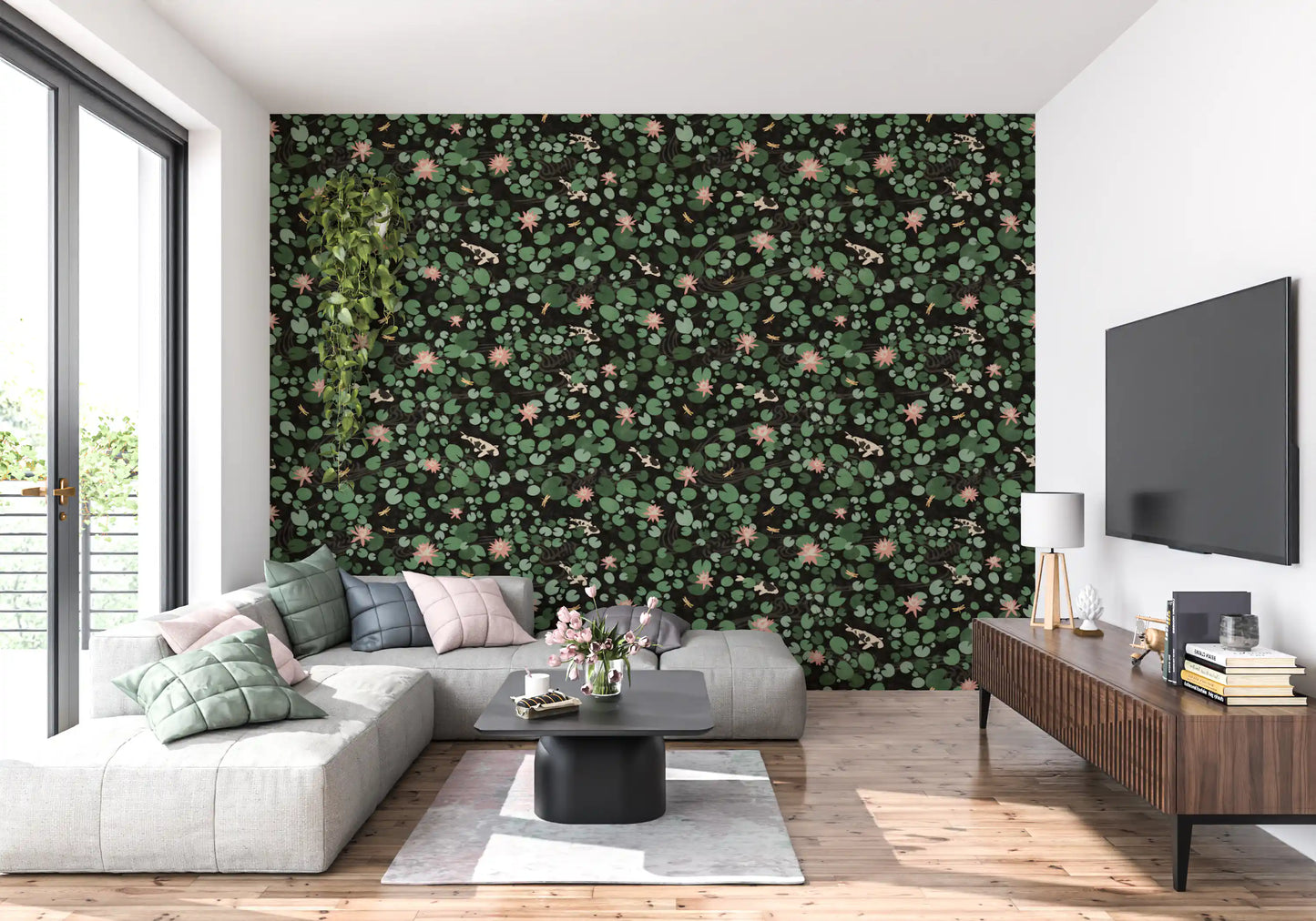 Lily Pad Pond Wallpaper⁠
