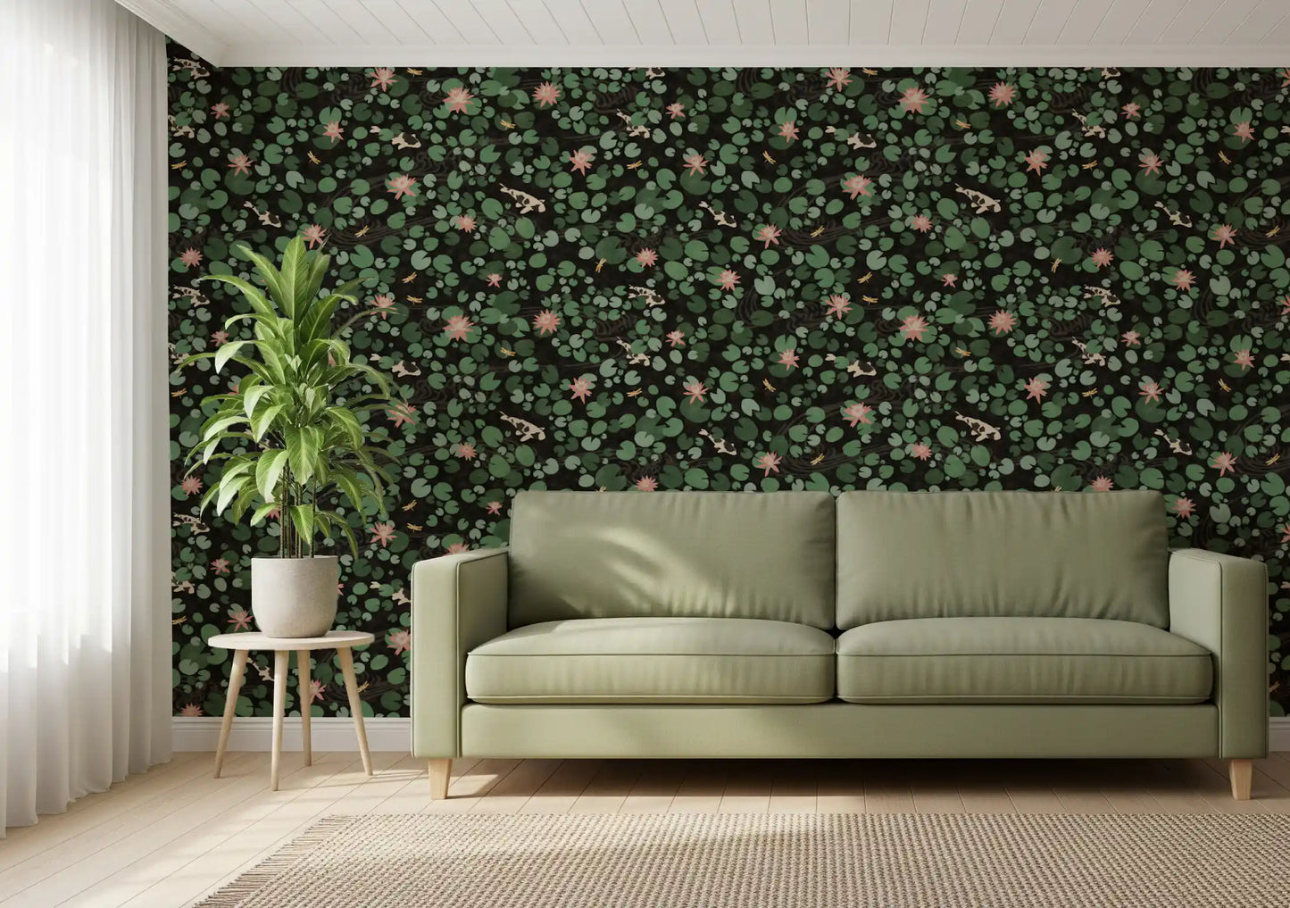 Lily Pad Pond Wallpaper⁠
