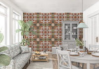 Rustic Brickwork Mosaic Wallpaper⁠