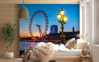 London Eye Twilight Vista Wall Mural
