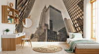 Architectural Heights and Spire Wall Mural