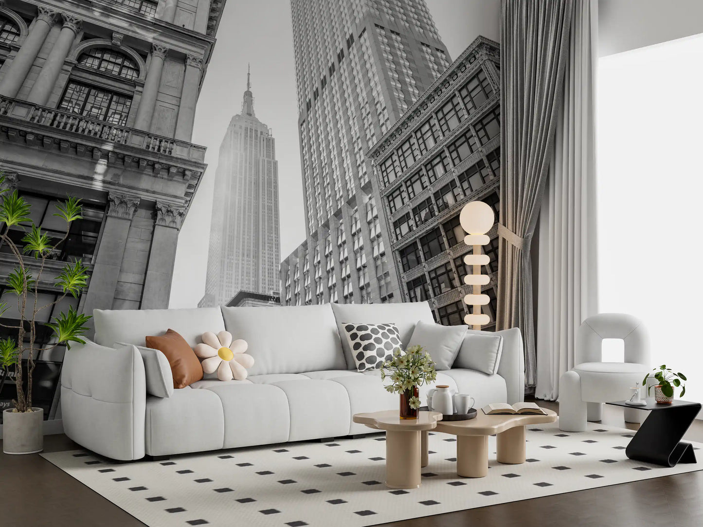 Urban Heights Architectural View Wall Mural
