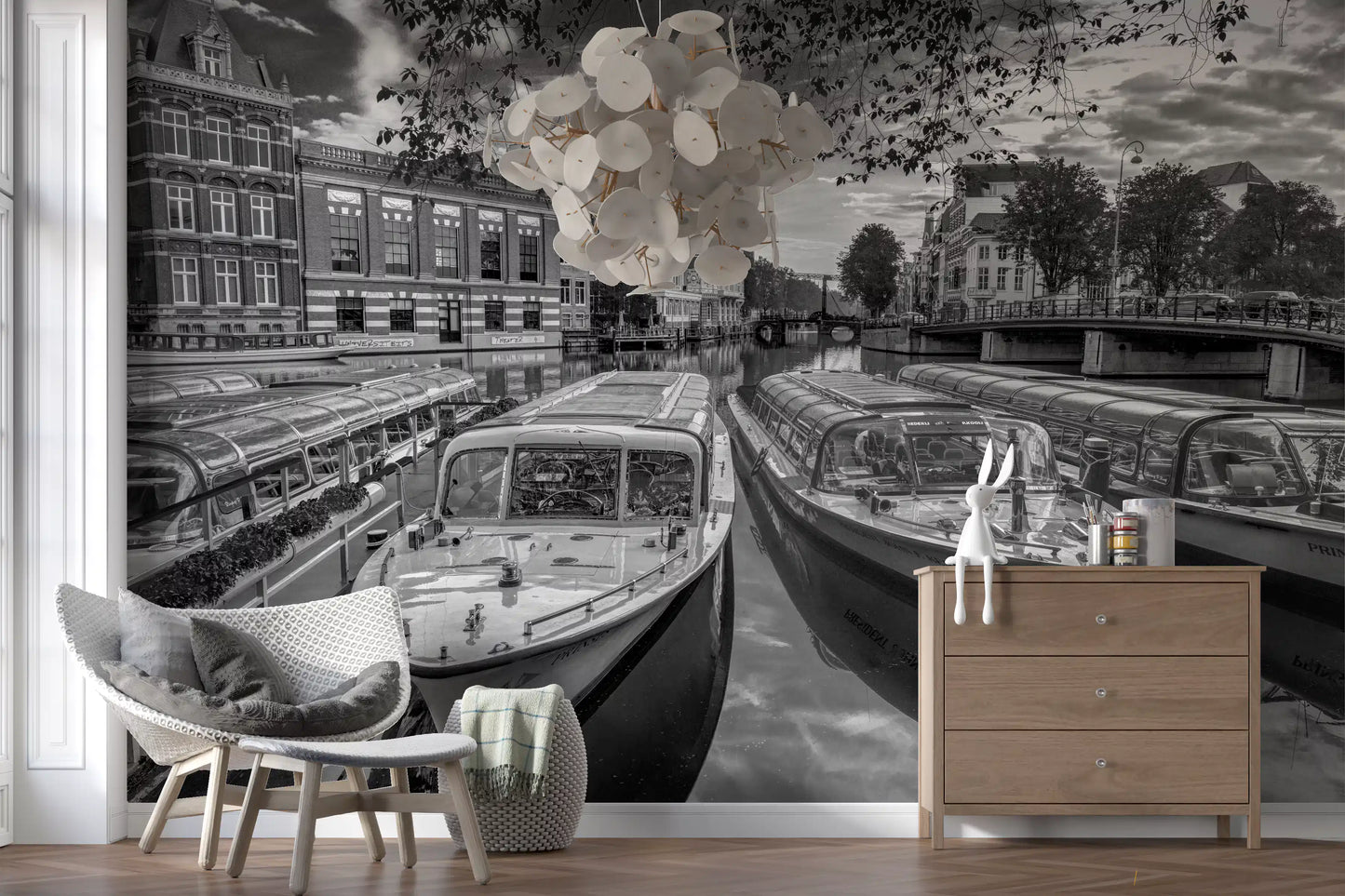 Historic Dutch Waterway Wall Mural