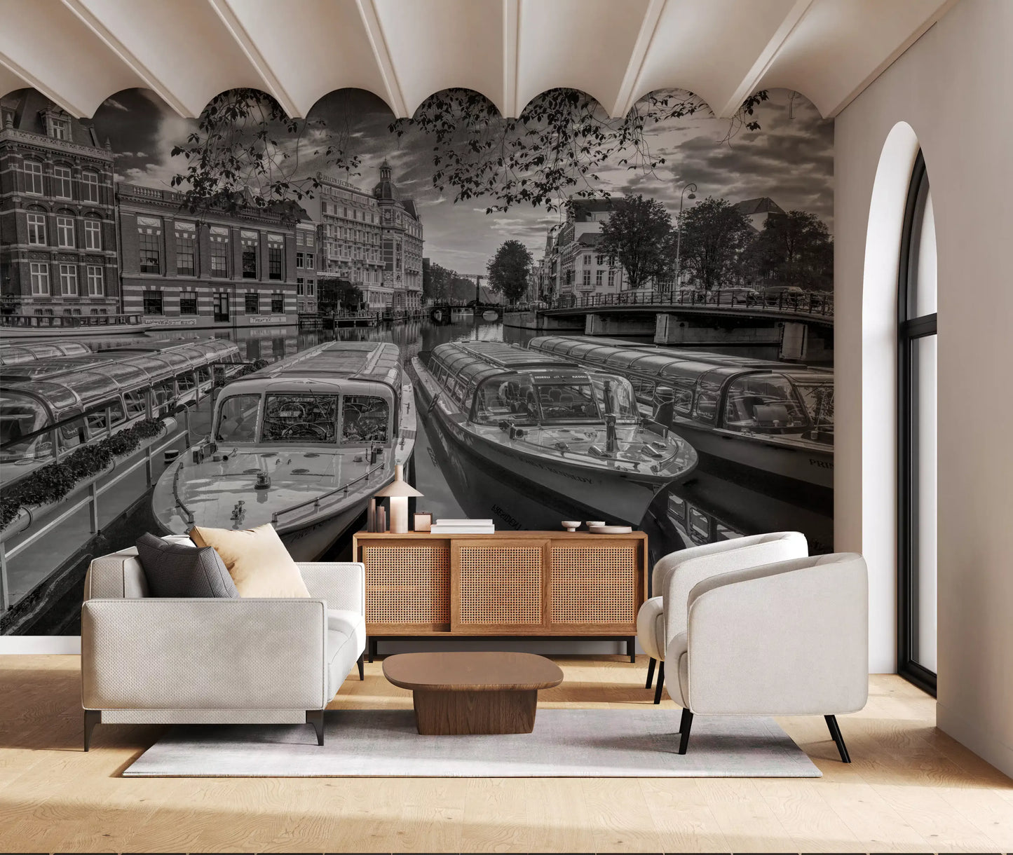 Historic Dutch Waterway Wall Mural
