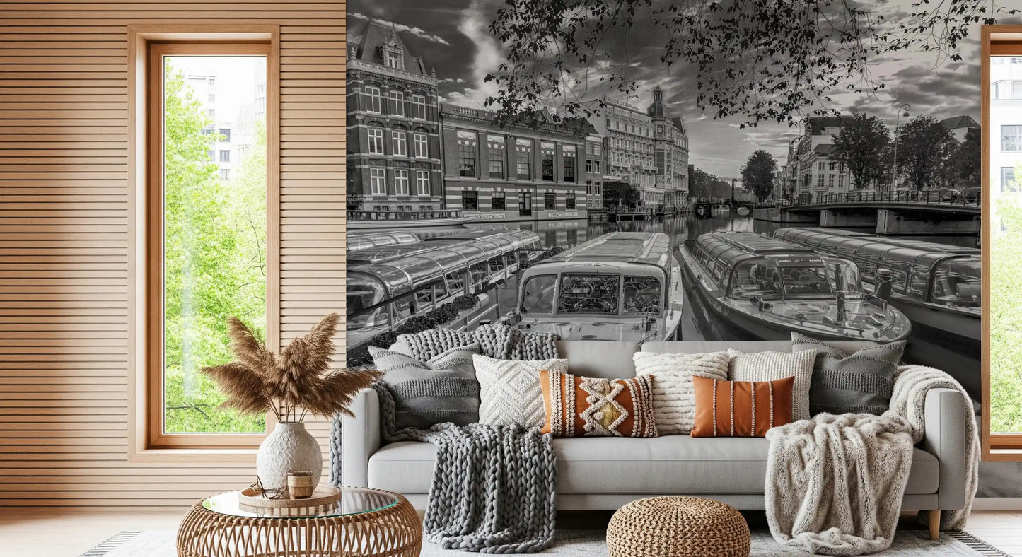 Historic Dutch Waterway Wall Mural