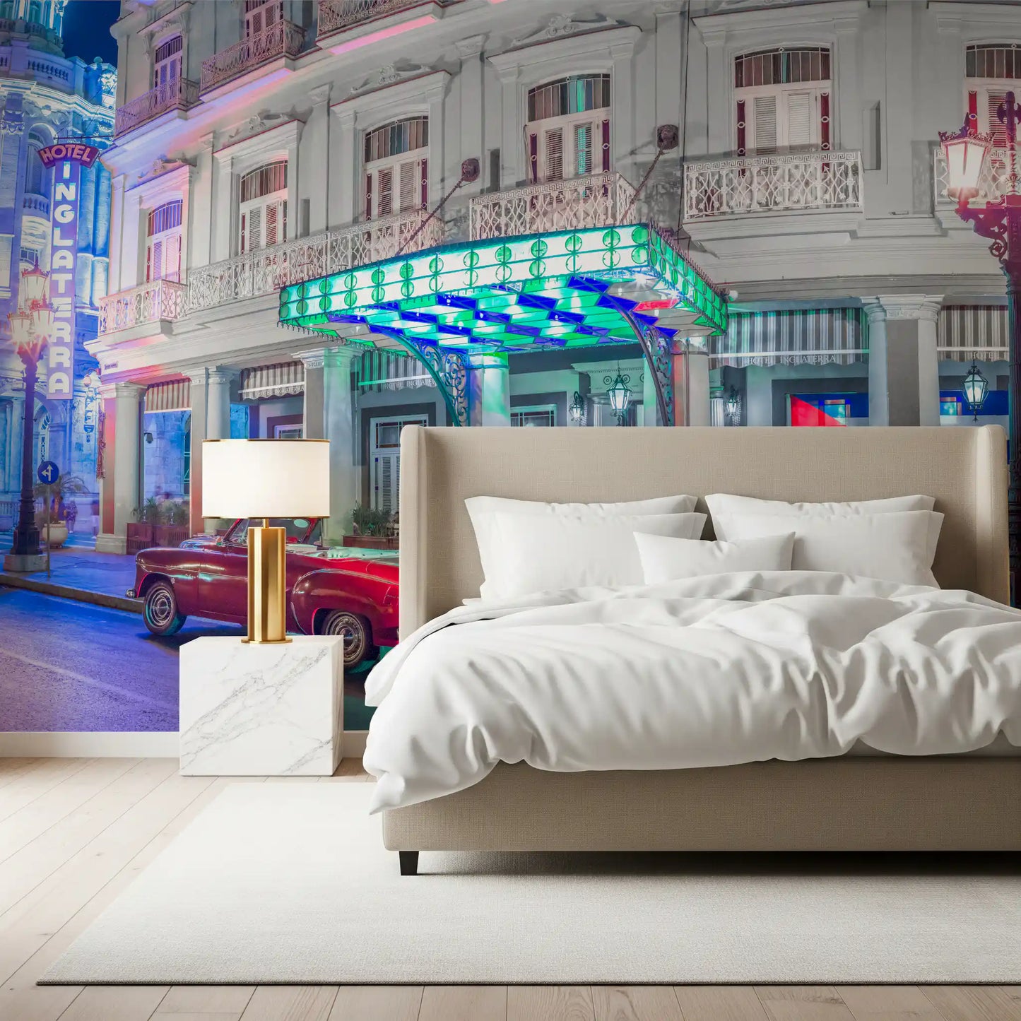 Classic Cuban Nightscape Wall Mural