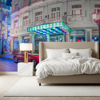 Classic Cuban Nightscape Wall Mural