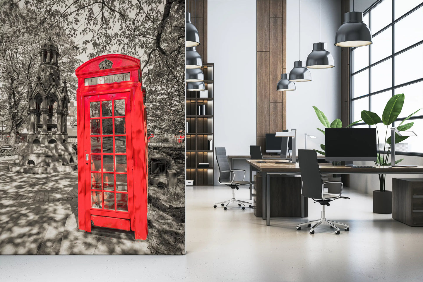 Classic British Street Heritage Wall Mural