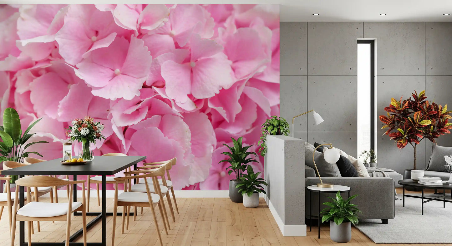 Layered Rose Petal Texture Wall Mural