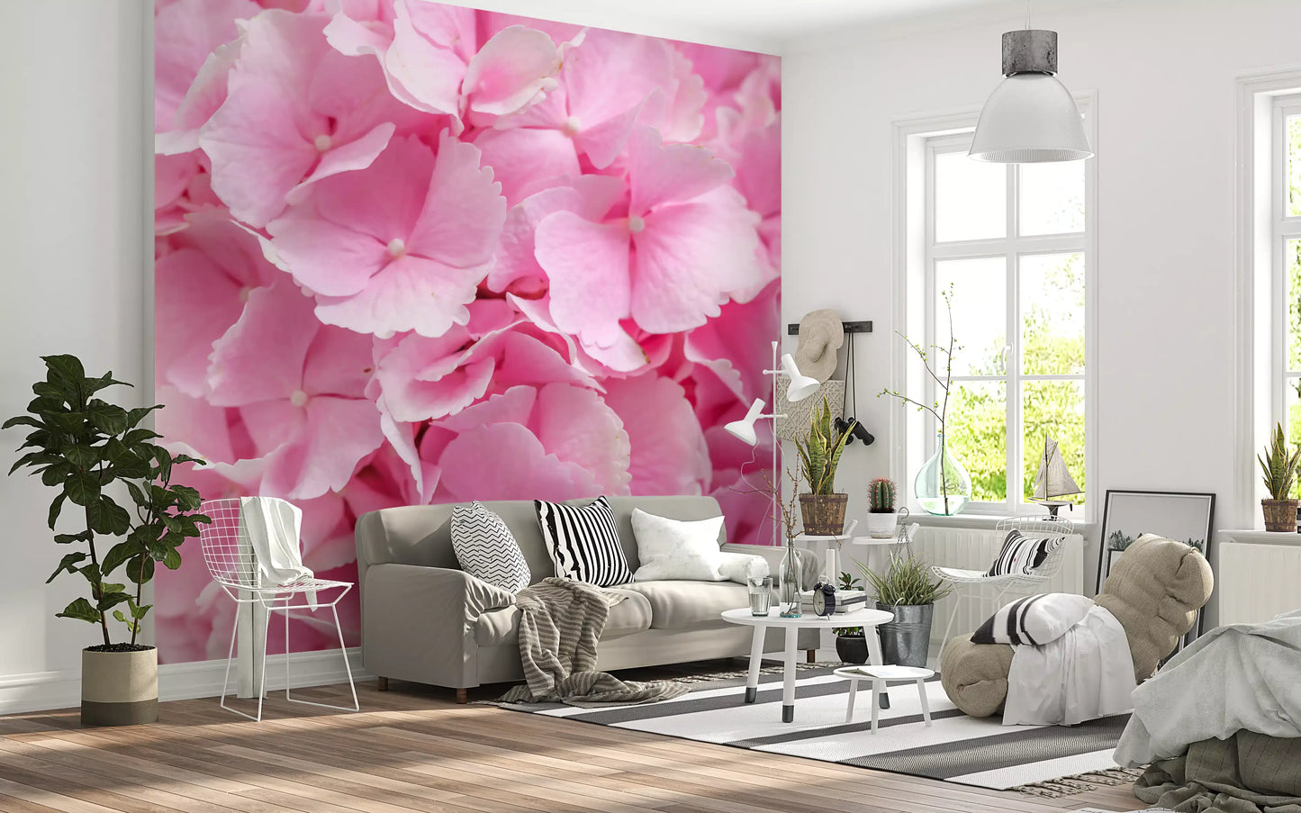 Layered Rose Petal Texture Wall Mural