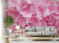 Layered Rose Petal Texture Wall Mural