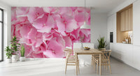 Layered Rose Petal Texture Wall Mural