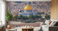 Jerusalem Golden Dome Architectural Vista Wall Mural