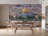 Jerusalem Golden Dome Architectural Vista Wall Mural