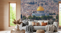 Jerusalem Golden Dome Architectural Vista Wall Mural