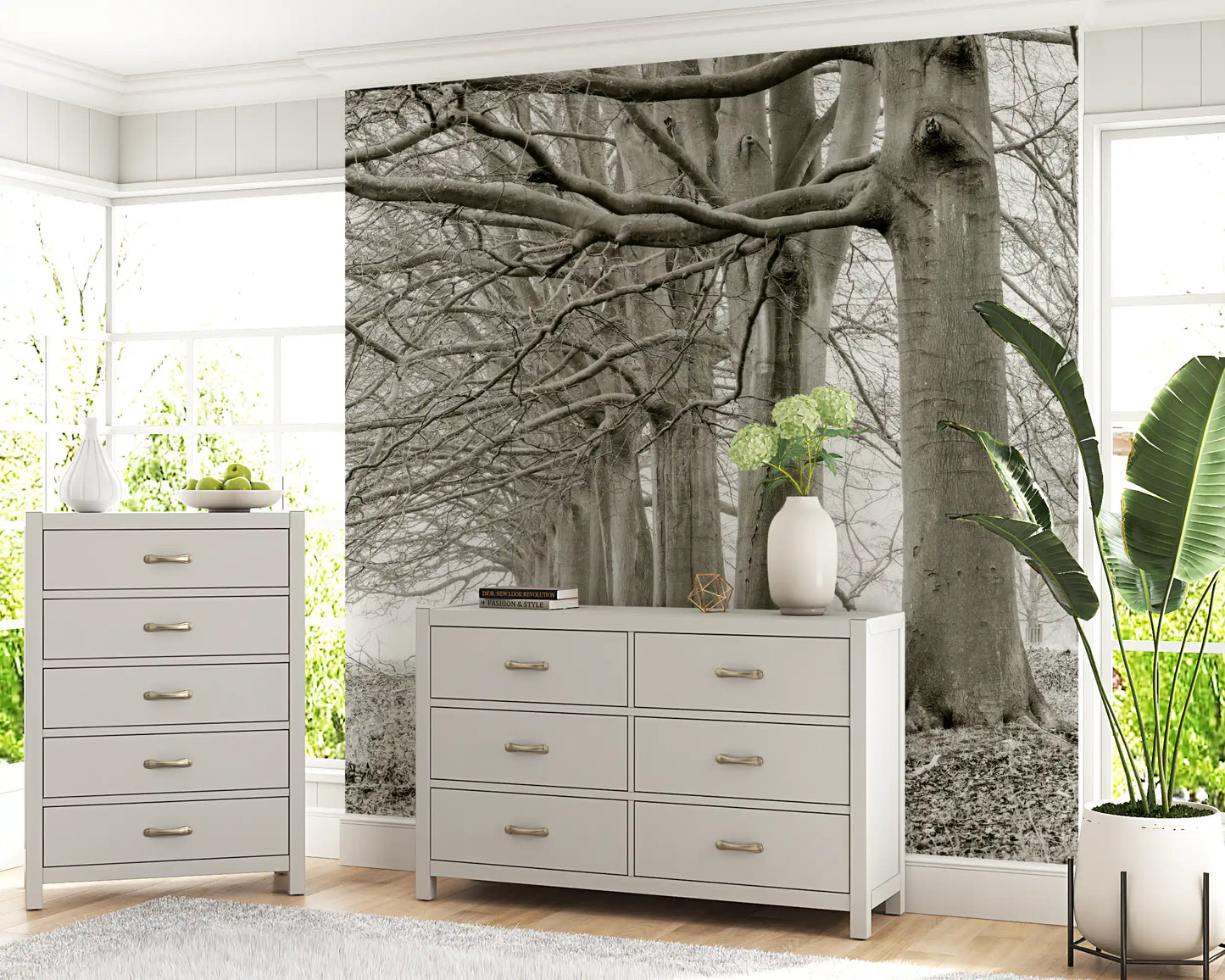 Ethereal Forest Canopy Wall Mural