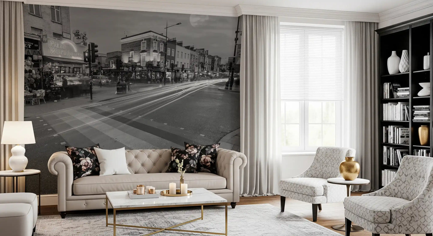 Metropolis Motion and Light Wall Mural