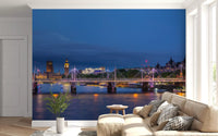 Evening Thames Cityscape Panorama Wall Mural