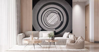 Concentric Skylight Perspective Wall Mural