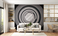 Concentric Skylight Perspective Wall Mural
