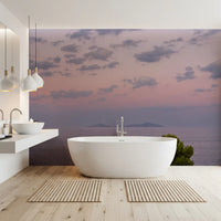 Ethereal Island Dusk Wall Mural