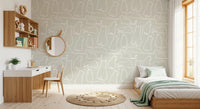 Munki and the Spot - Beige Wallpaper⁠