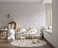 Munki and the Spot - Berries & Milk Wallpaper⁠