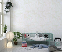 Munki and the Spot - Milk & Cream Wallpaper⁠