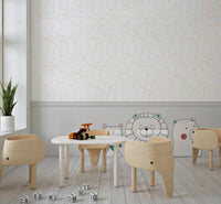 Munki and the Spot - Milk & Cream Wallpaper⁠