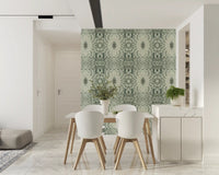 Sculptural Geometric Floral Wallpaper - GARDENIA DESIGN Wallpaper⁠