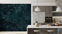 Heros and Constellations - Petrol Wall Mural